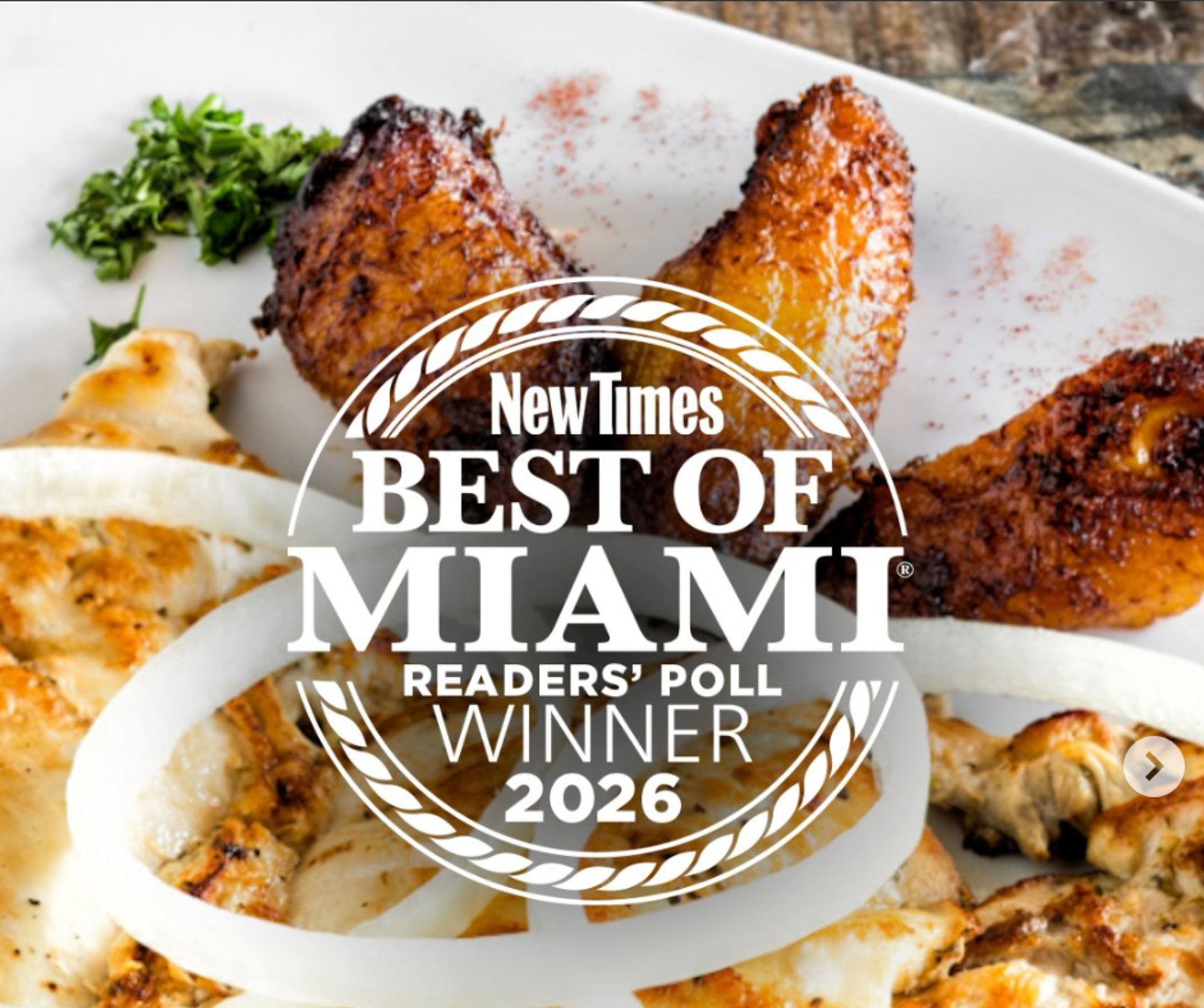 New Times Best of Miami Winner 2026